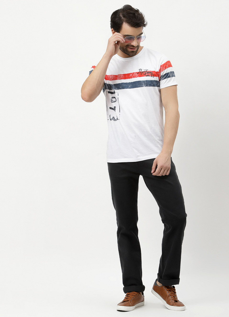 Holborne Regular Fit Mid Waist Straight Leg Jeans, , large image number 3