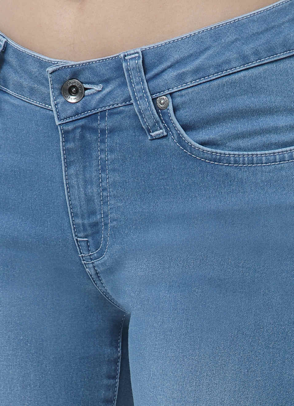 Lola Skinny Fit Mid Waist Jeans, , large image number 3