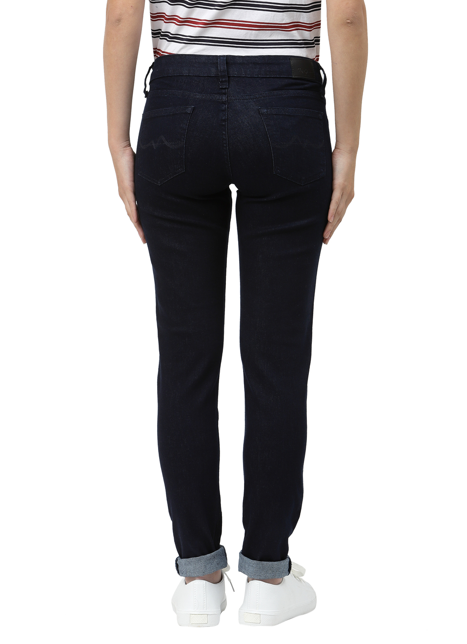 Lola Skinny Fit Mid Waist Jeans, , large image number 1