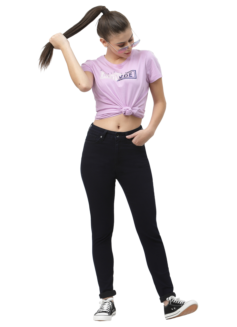 Dion Skinny Fit High Waist Jeans, , large image number 3