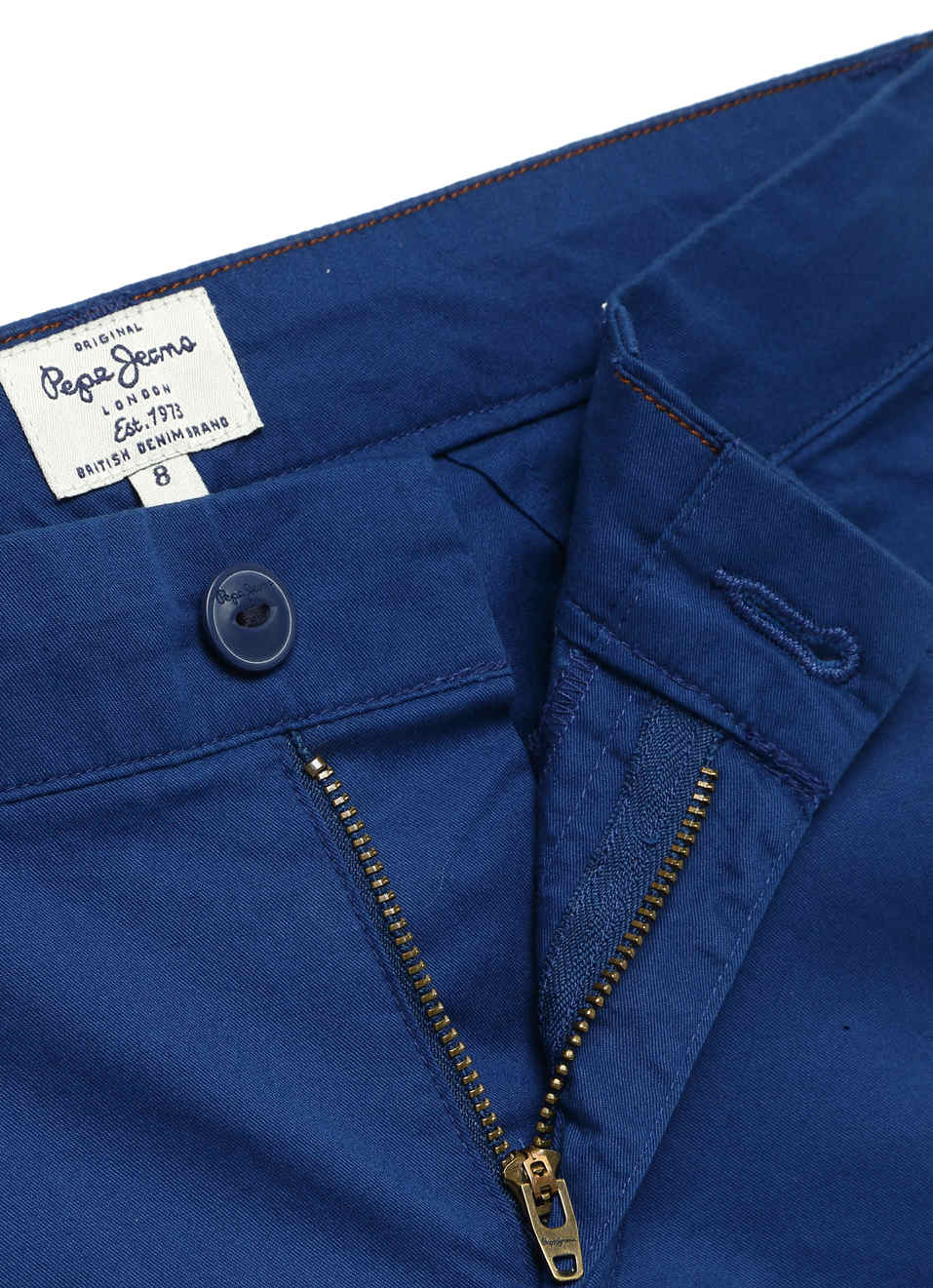Winston Regular Fit Mid Waist Woven Chino Shorts, , large image number 4