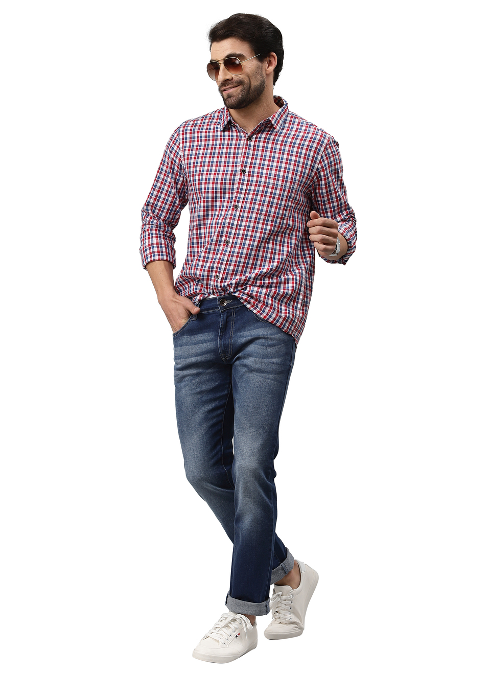 Vapour Slim Fit Mid Waist Jeans, , large image number 3