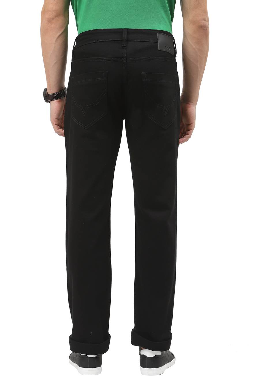 Holborne Regular Fit Mid Waist Straight Leg Jeans, , large image number 1