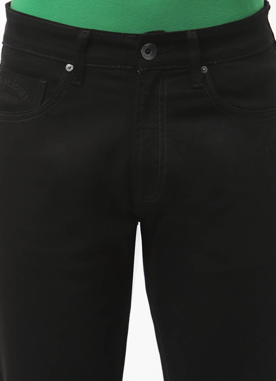 Holborne Regular Fit Mid Waist Straight Leg Jeans, , large image number 4