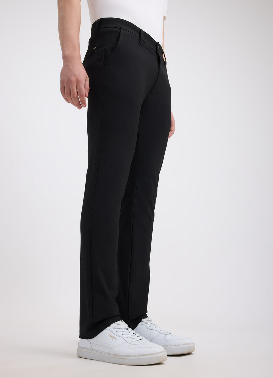 Men Blue Straight Fit Mid Rise Structured Jeans, , large image number 4