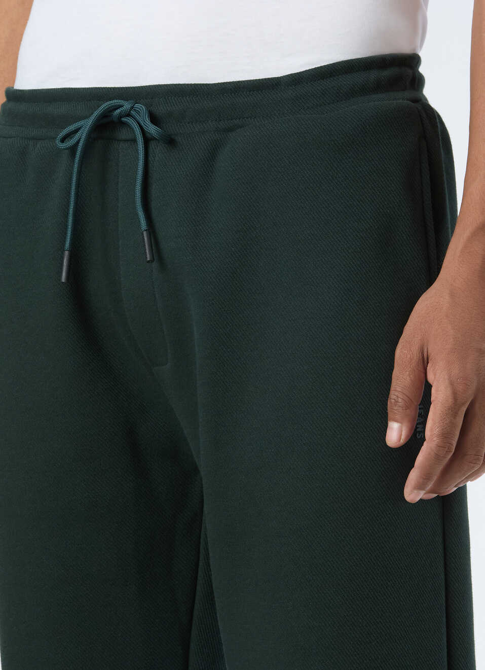 Men Black Mid Rise Straight Fit Sweatpant, , large image number 4