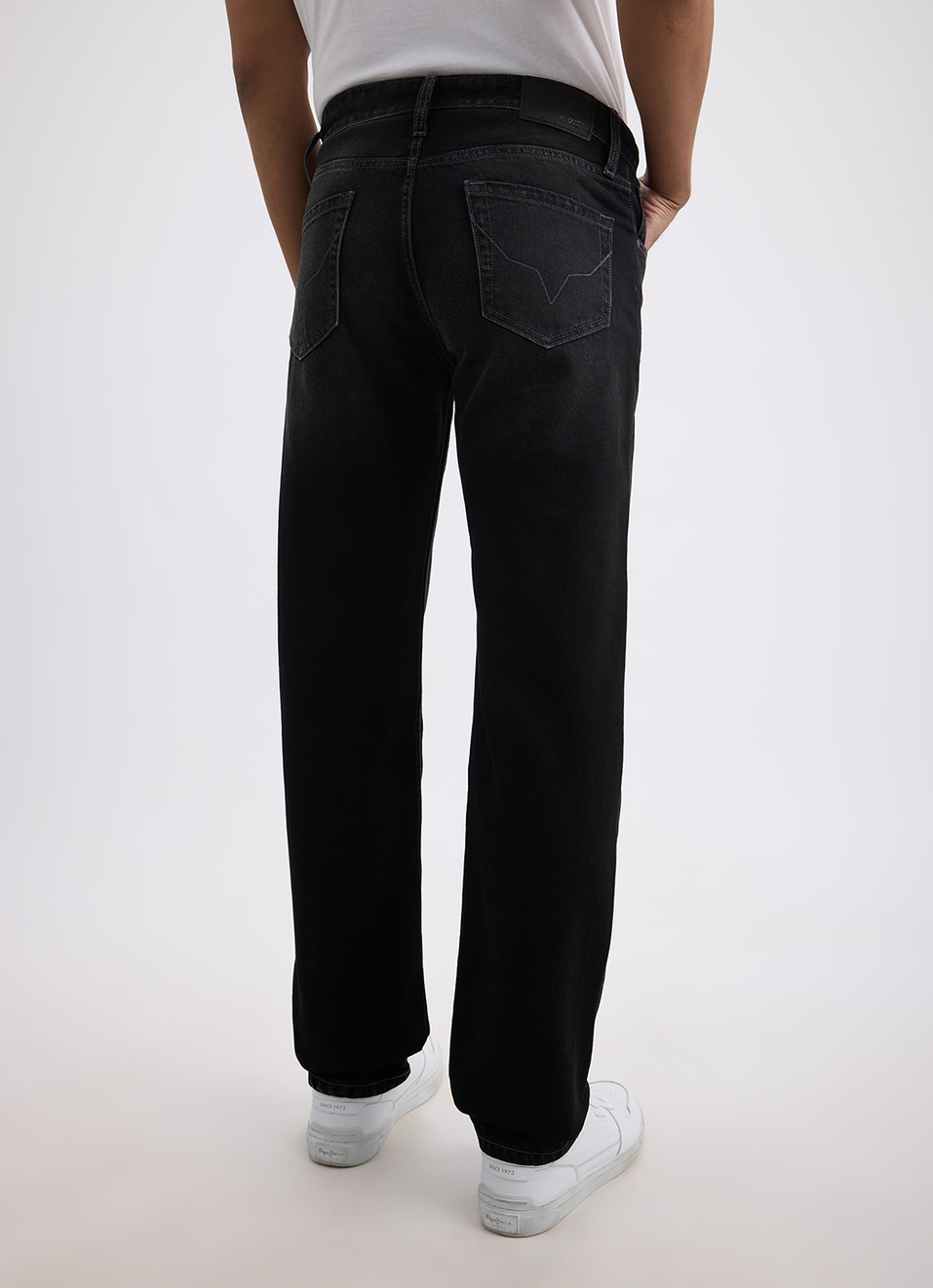 Men Green Mid Rise Over Dyed Stretch Cargos, , large image number 2