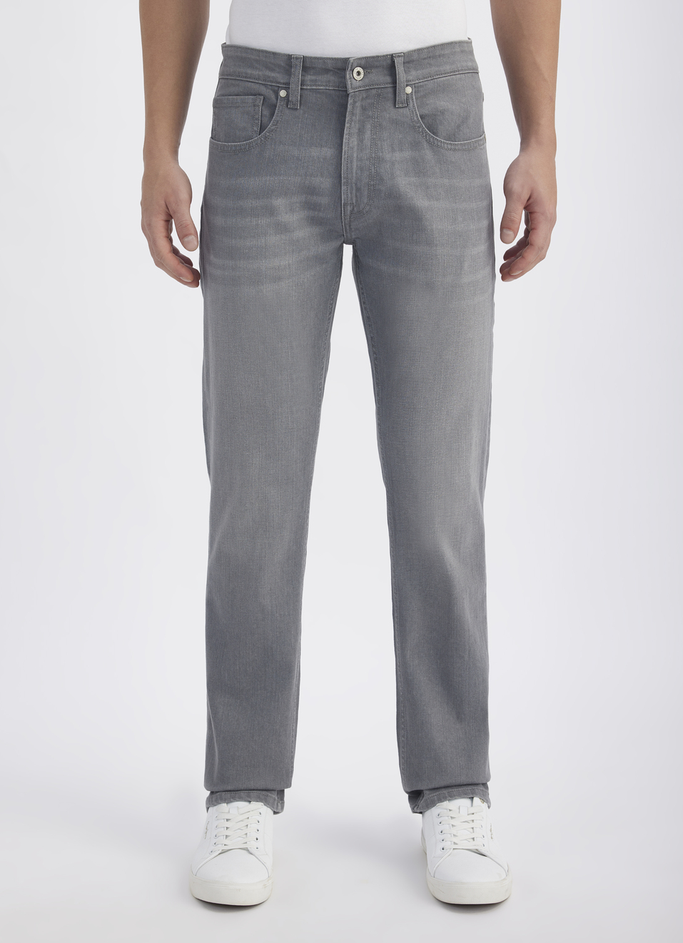 Men Orange Overdyed Mid Rise Chinos, , large image number 1