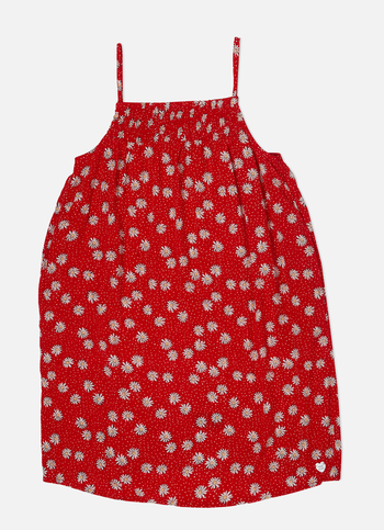 Heather Floral Printed Pinafore Dress