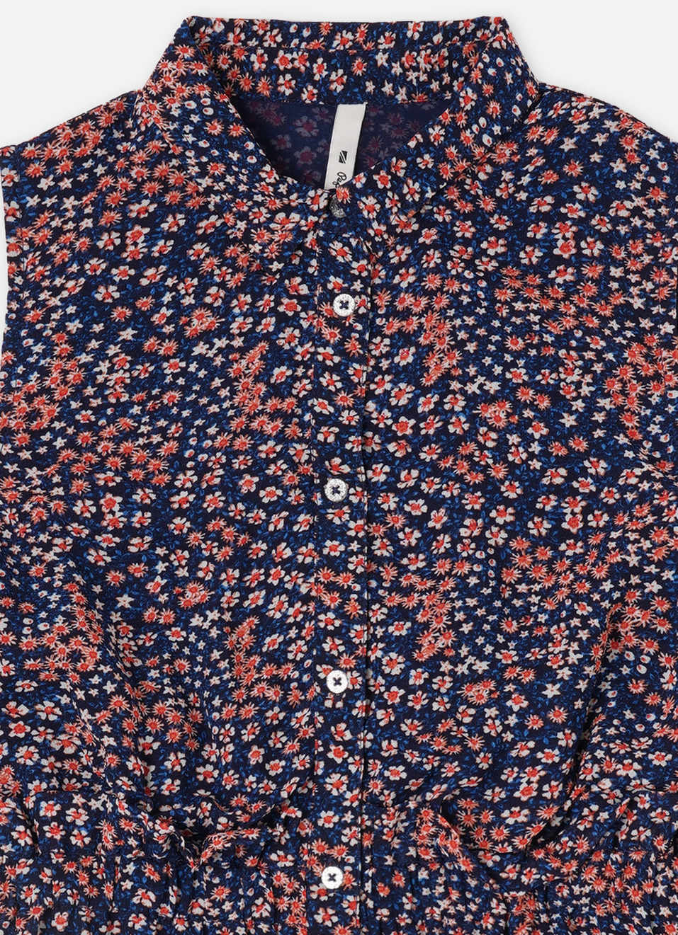 Manila Printed Shirt Dress With Cutout Waist, , large image number 2