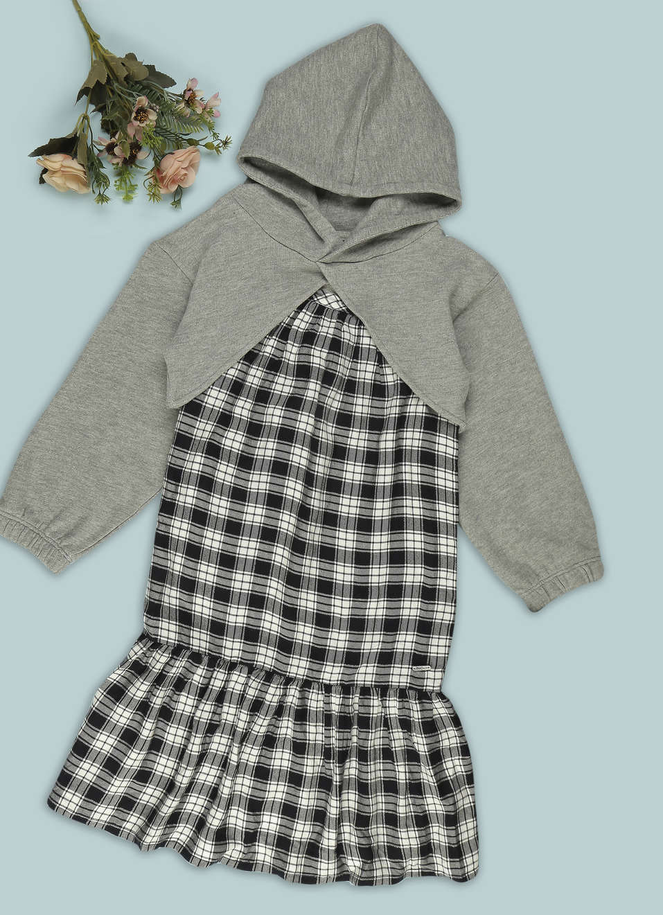 Azura Checkered Dress, , large image number 0