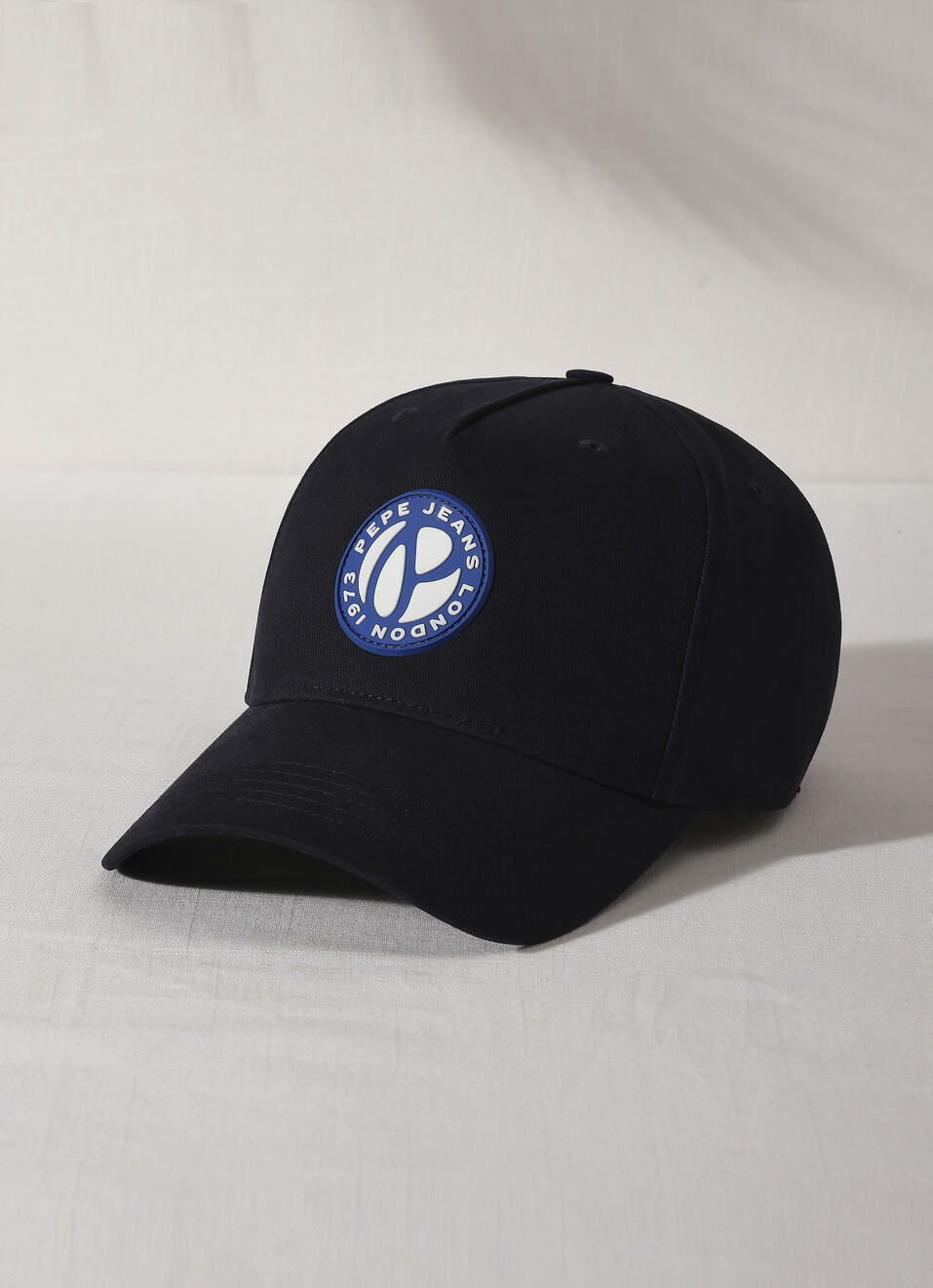 Blue Silicon Badge Sports Cap image number 0