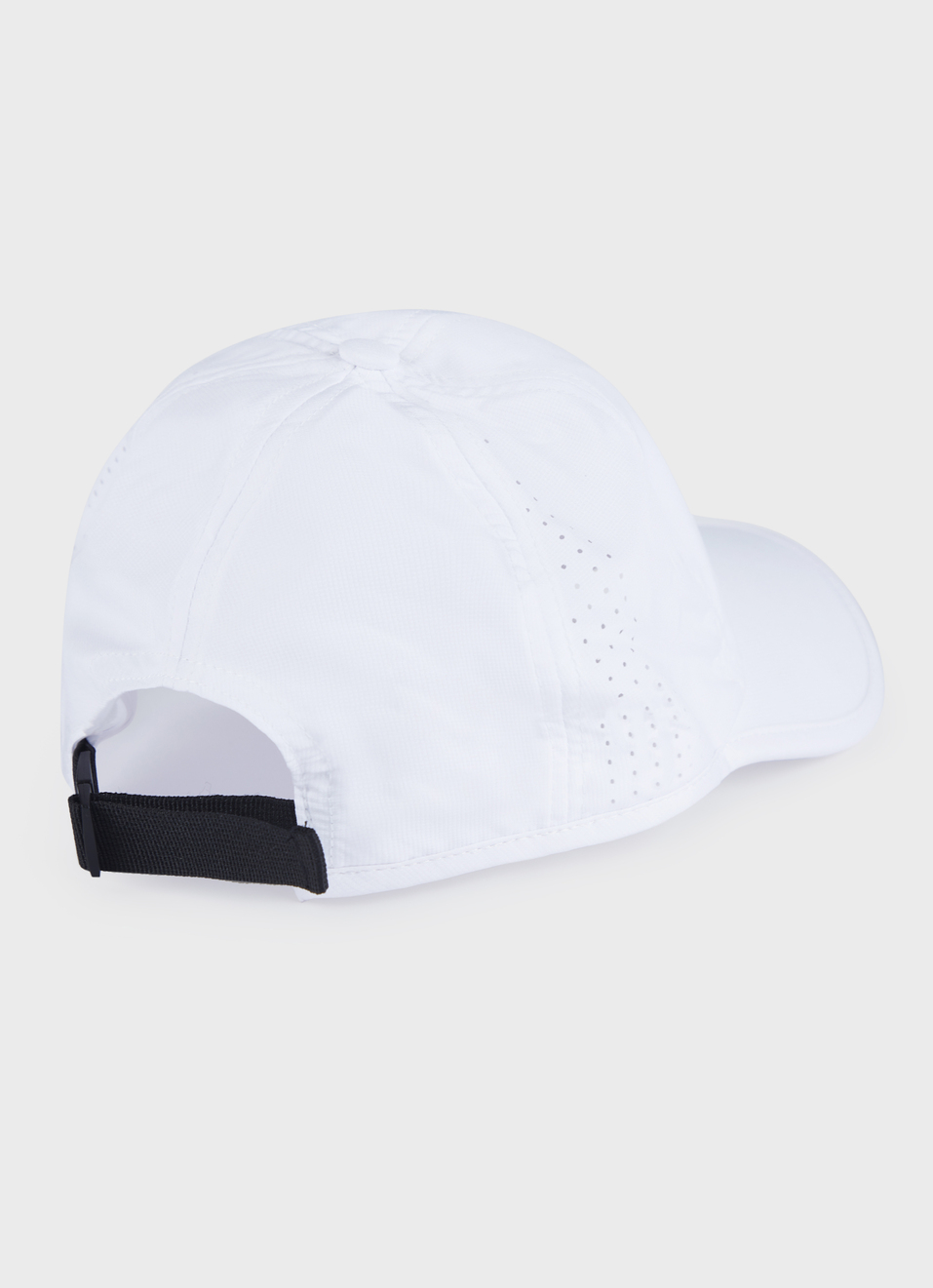 Men White Sports Cap With Logo, , large image number 1