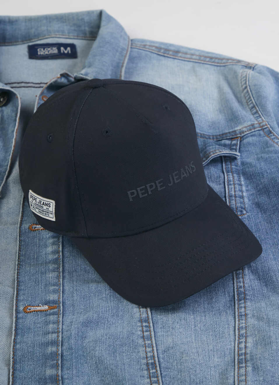 Men Navy Baseball Cap With Logo, , large image number 3