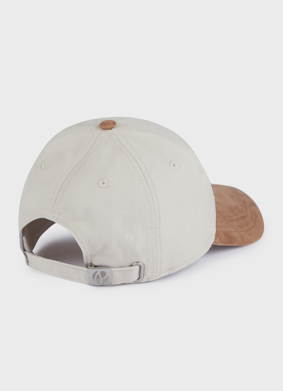 Men Off White Baseball Cap With Embroidered Branding, , large image number 1