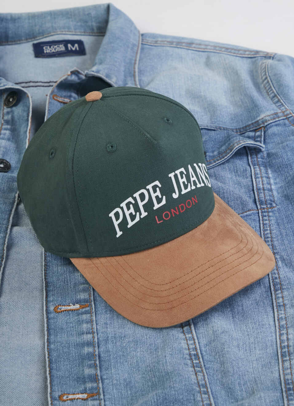 Men Green Baseball Cap With Embroidered Branding, , large image number 3