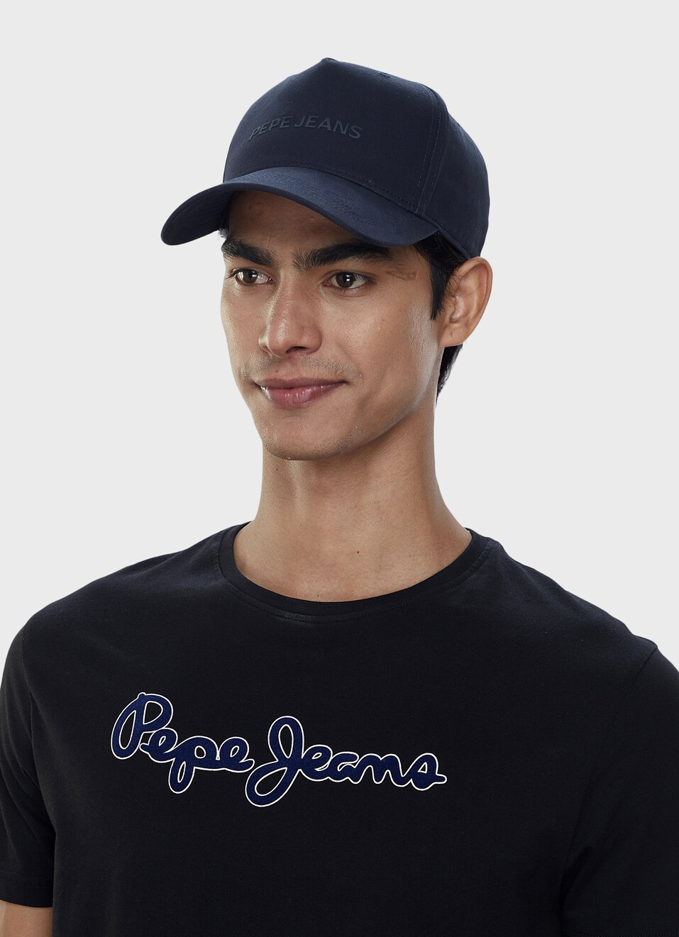 Men Navy Baseball Cap With Logo, , large image number 2