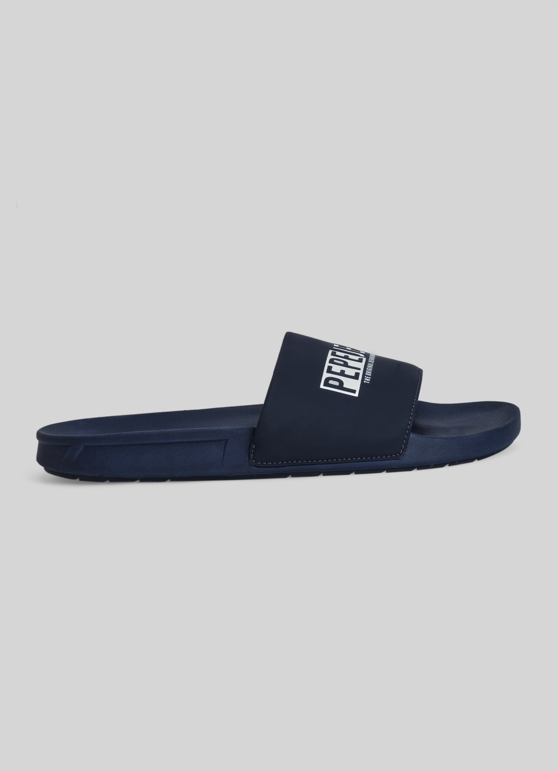 Navy Logo Printed Anti-skid Beach Slides, , large image number 6