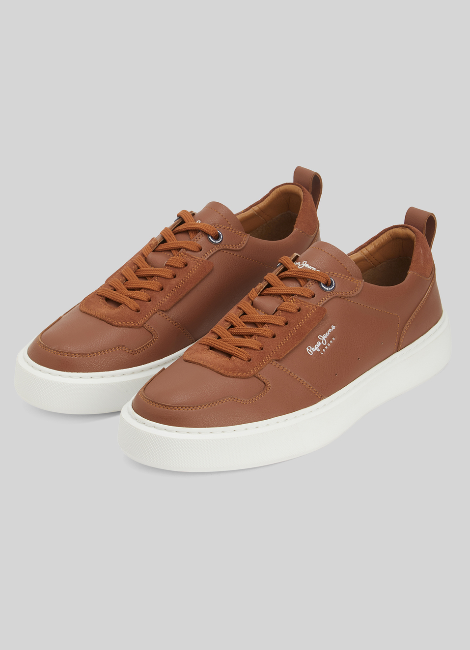Yogi Street Brown Cup Sole Sneakers, , large image number 1