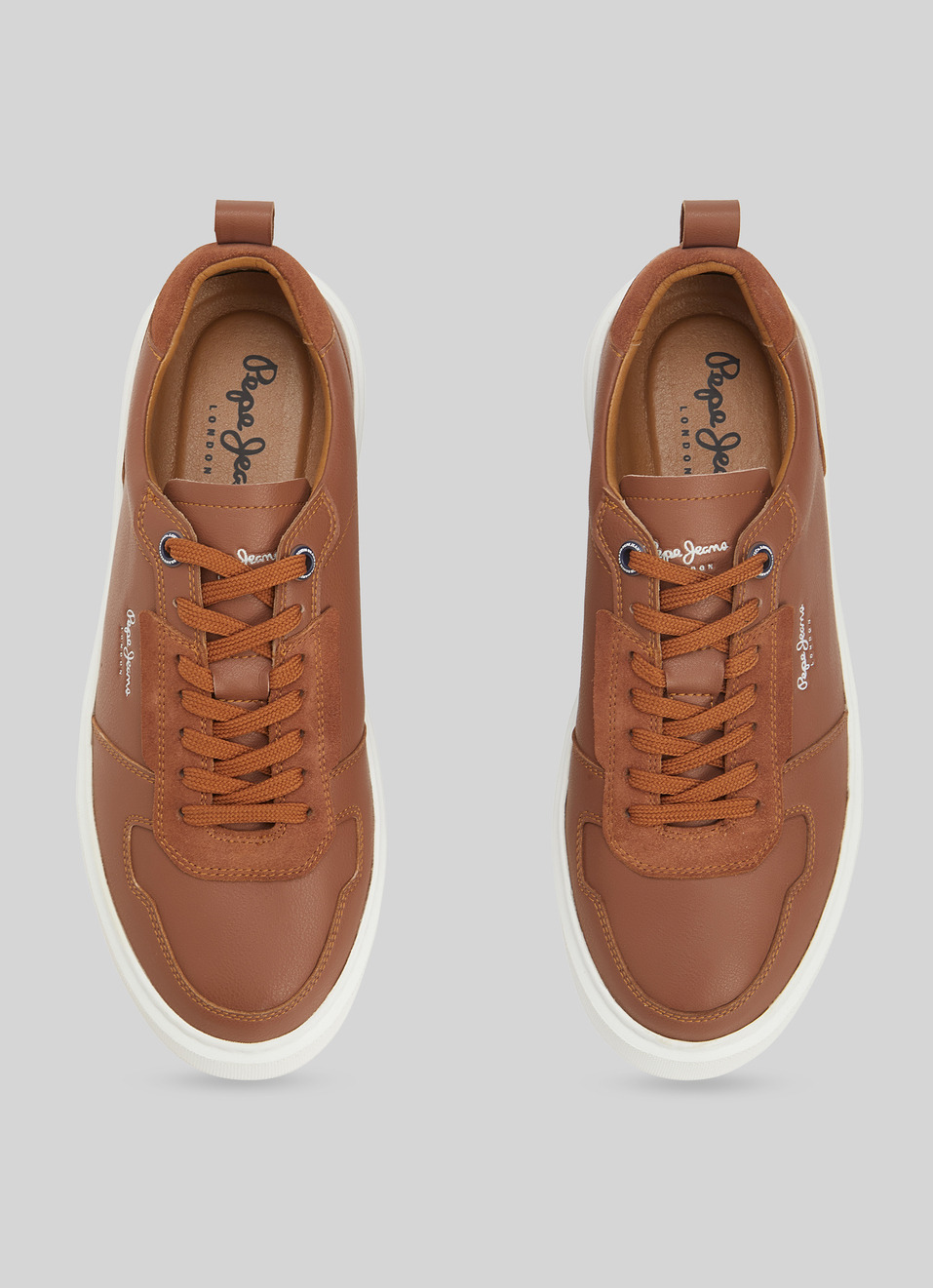 Yogi Street Brown Cup Sole Sneakers, , large image number 2