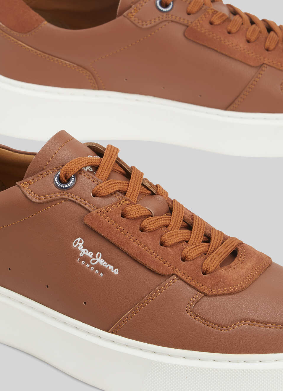 Yogi Street Brown Cup Sole Sneakers, , large image number 4