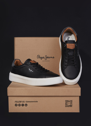 Yogi Original Black Cup Sole Sneakers