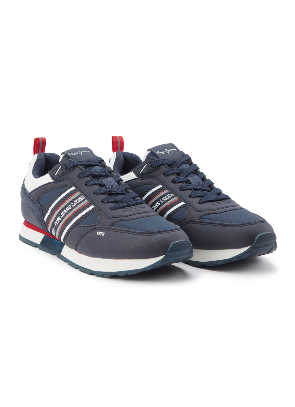 Navy 3d Logo Anti-skid Running Sneakers, , large image number 2