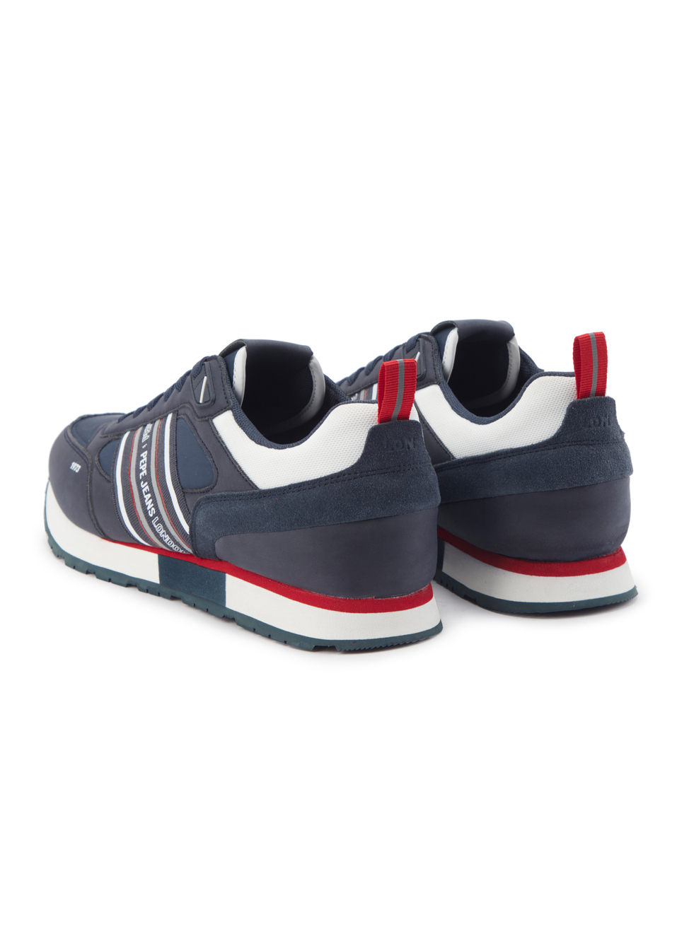 Navy 3d Logo Anti-skid Running Sneakers, , large image number 3