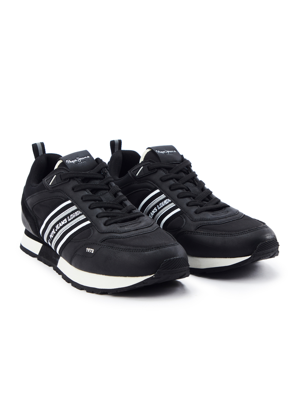 Black 3d Logo Anti-skid Running Sneakers, , large image number 2