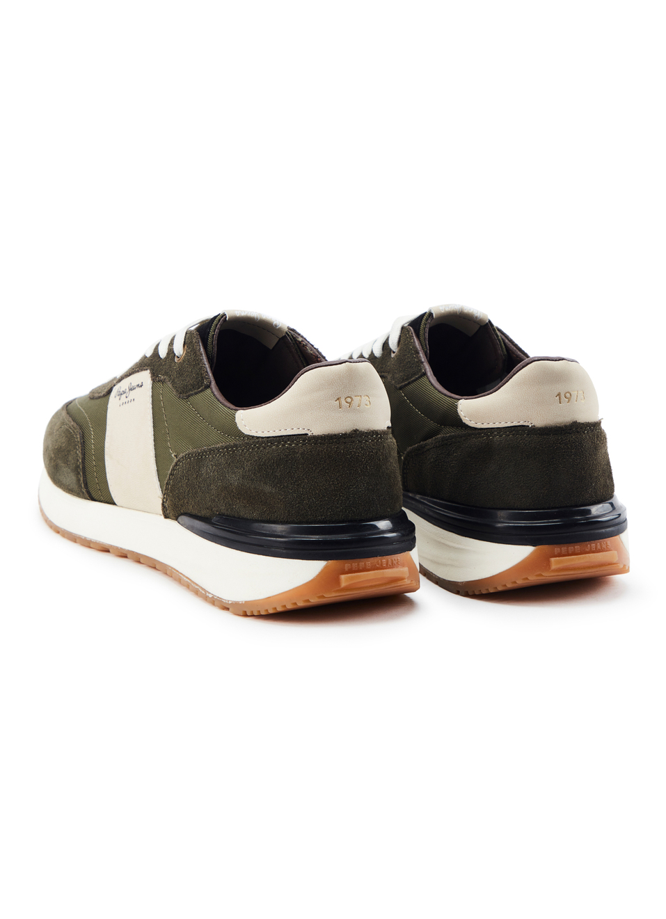 Khaki And Green Anti-skid Fashion Sneakers, , large image number 3