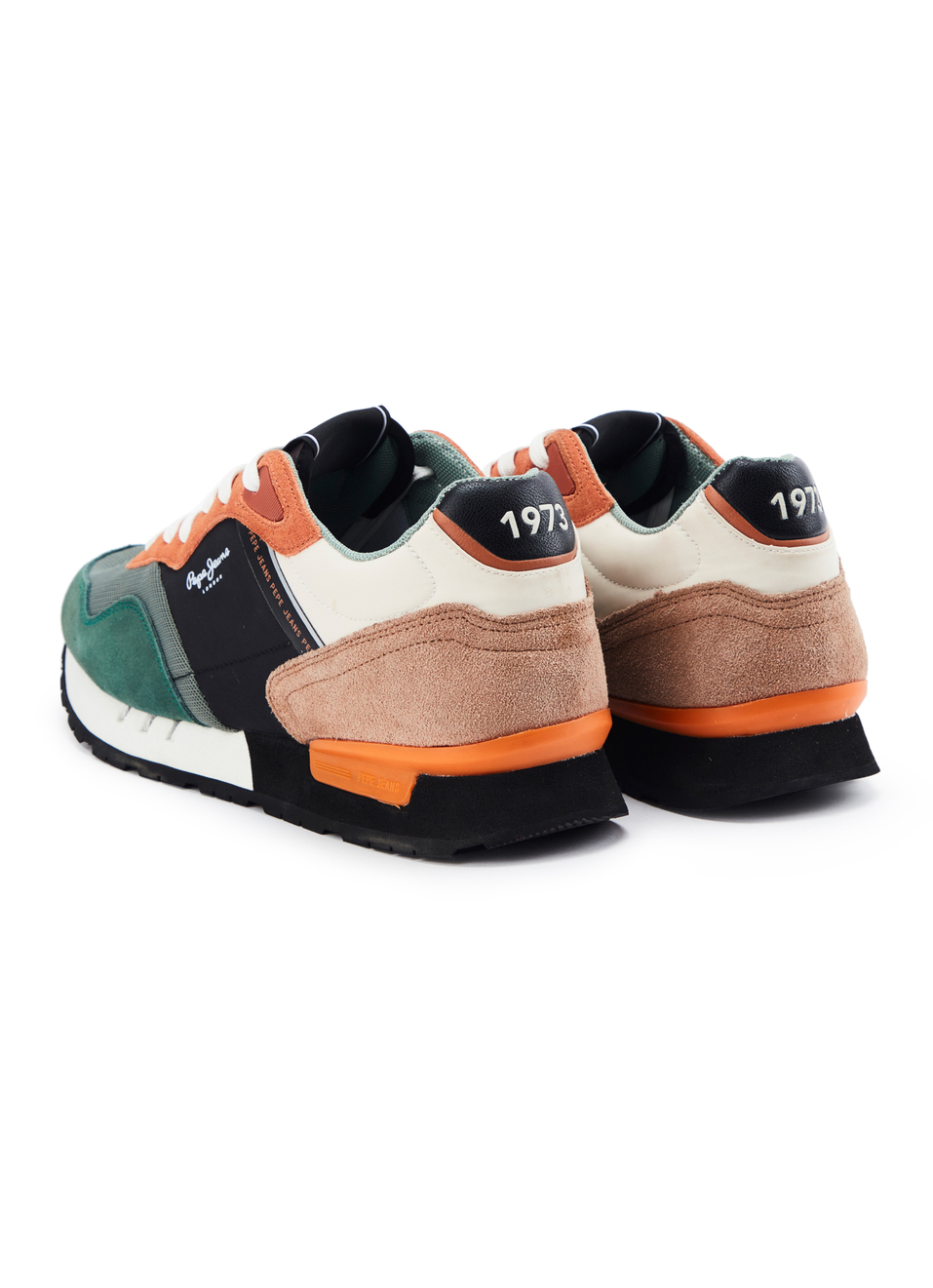 Green And Black Anti-skid Running Sneakers, , large image number 3