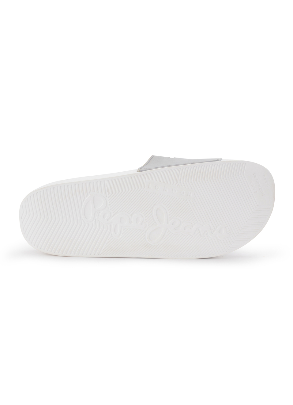 Grey Lightweight Beach Slides With Embossed Logo Print, , large image number 6