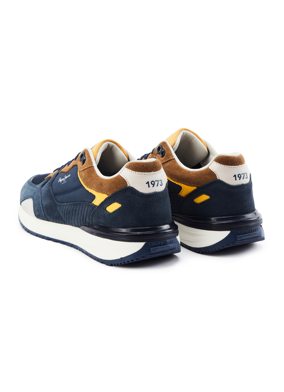 Navy Lightweight Anti-skid Fashion Sneakers, , large image number 3