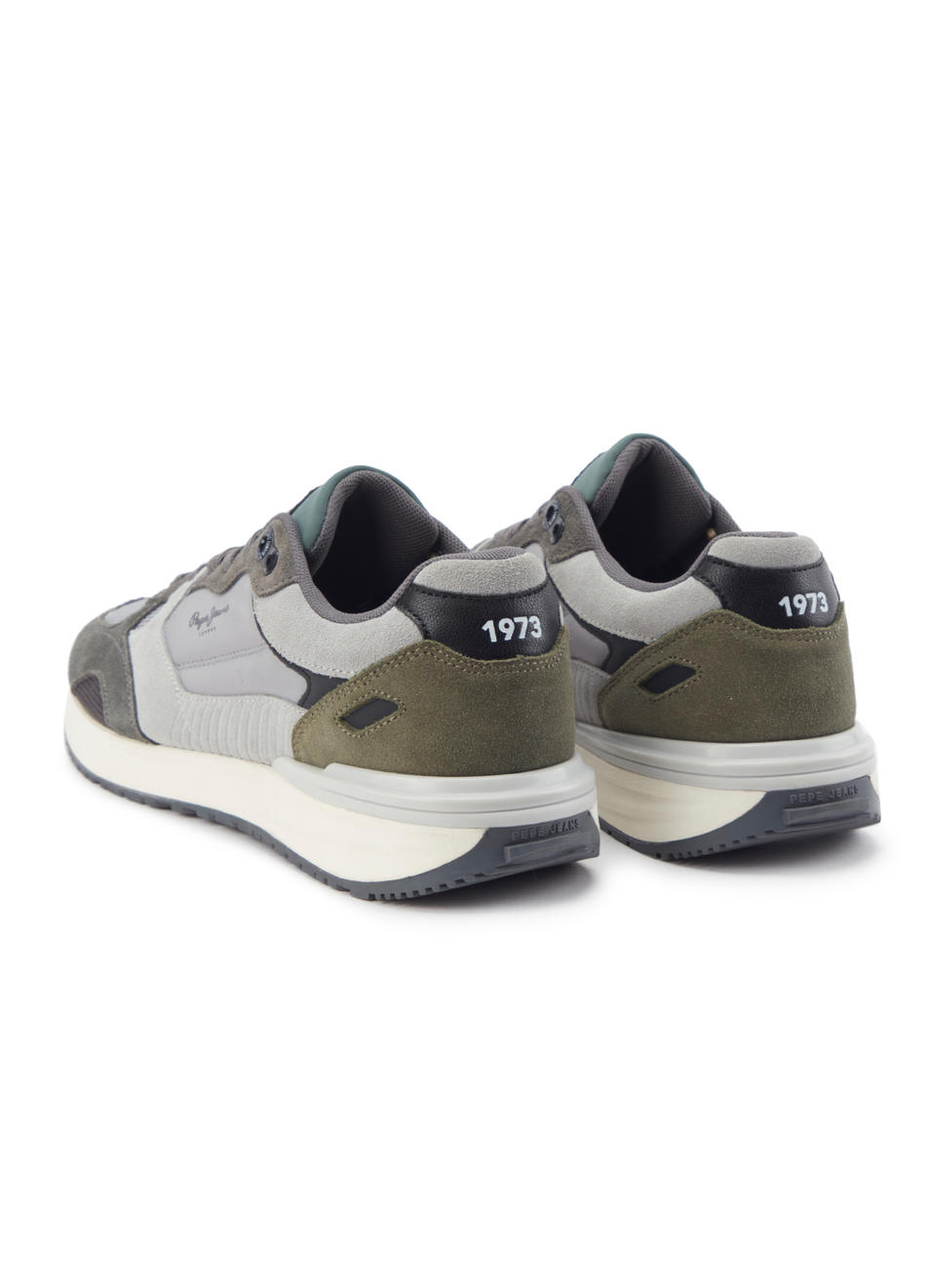 Grey Lightweight Anti-skid Fashion Sneakers, , large image number 3