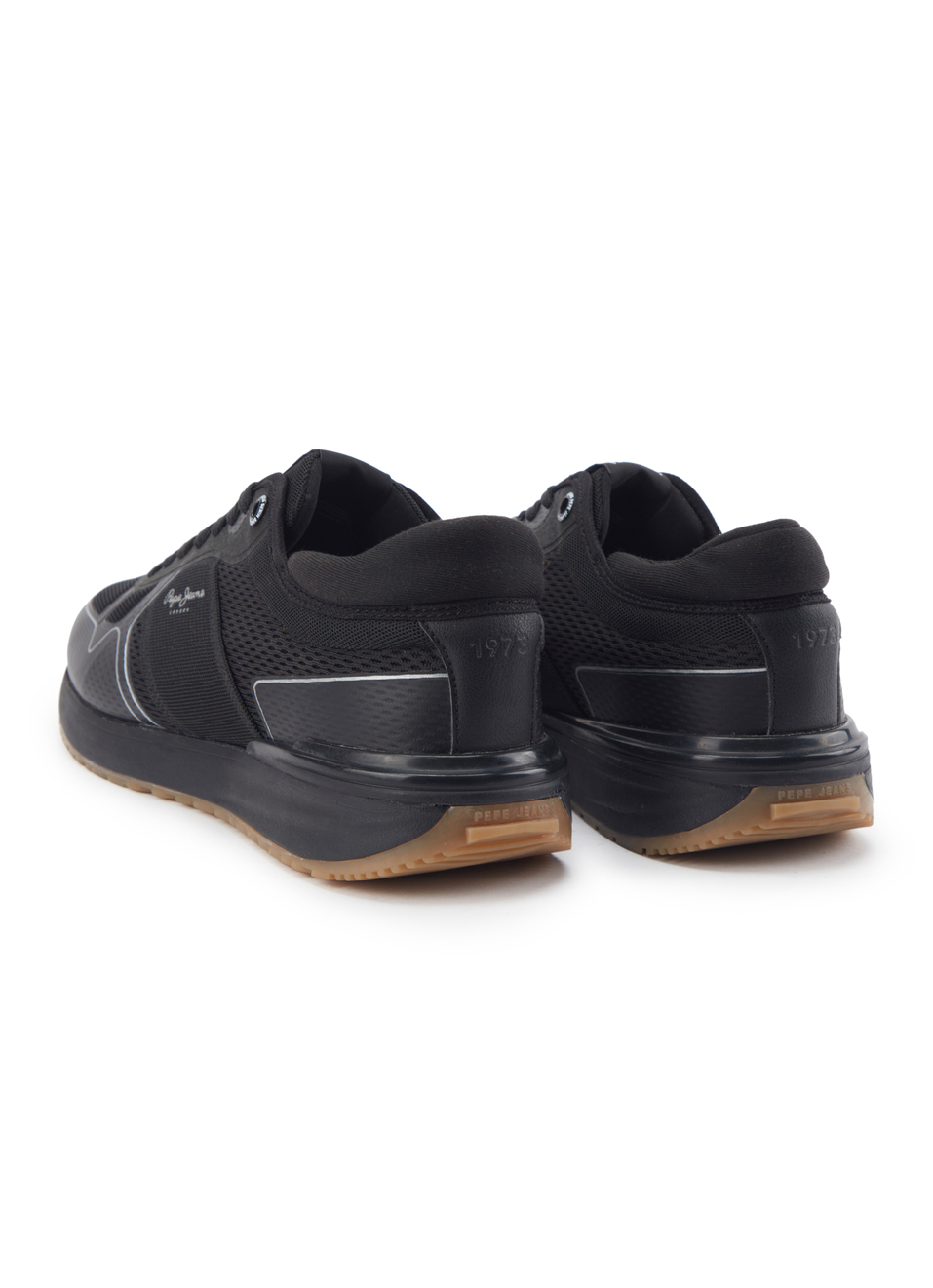 Black Anti-skid Fashion Sneakers, , large image number 3