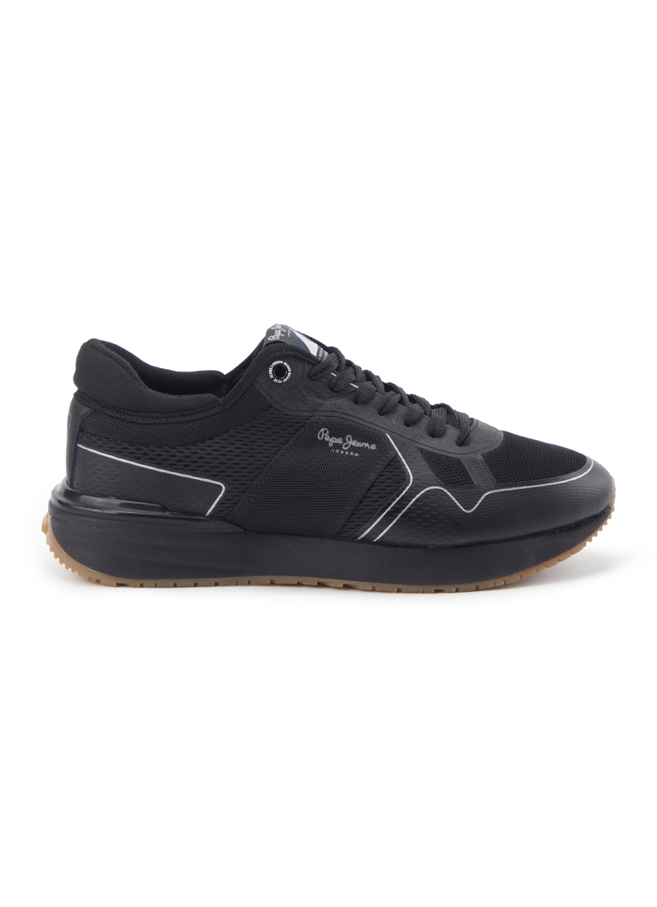 Black Anti-skid Fashion Sneakers, , large image number 5
