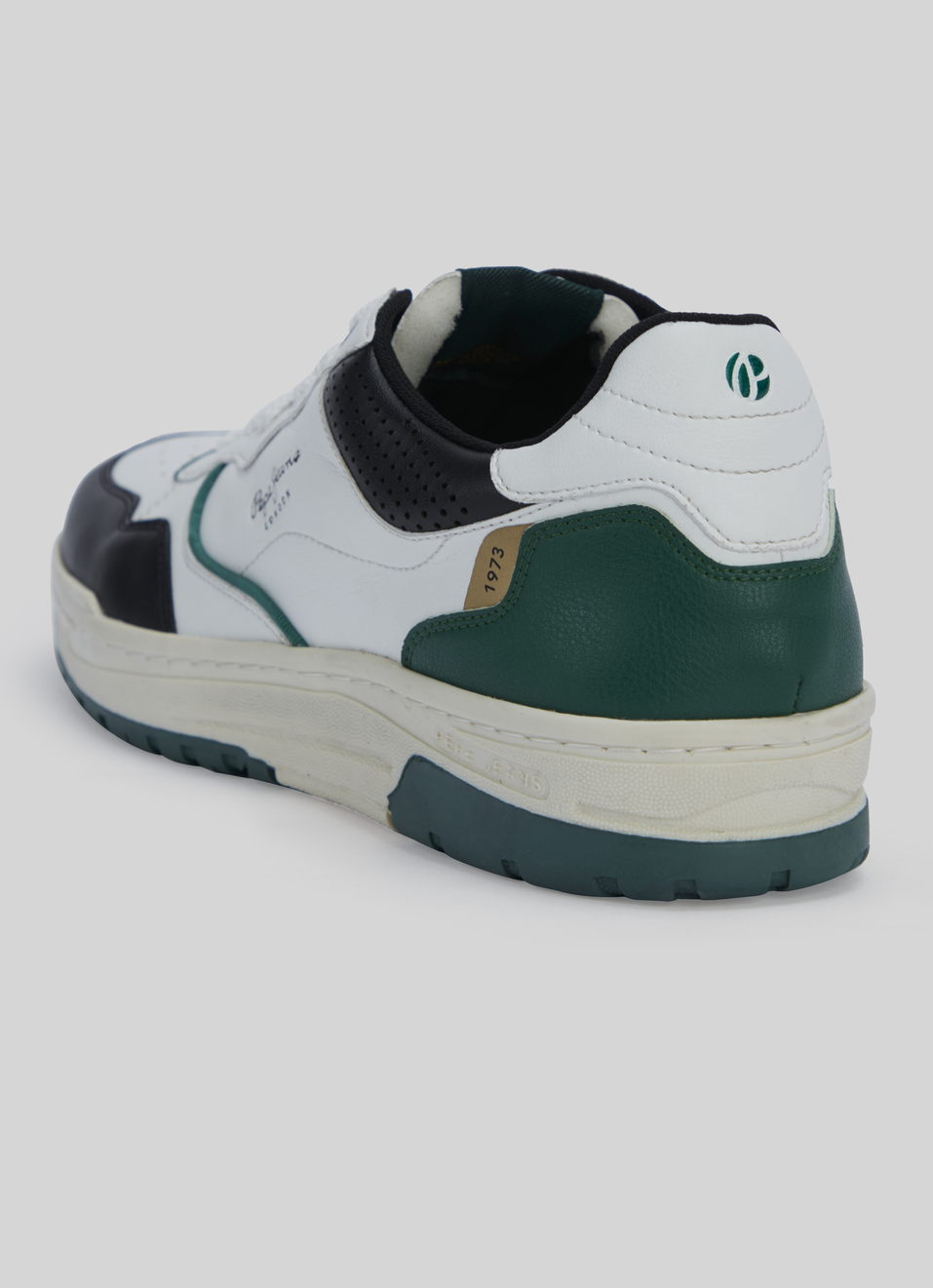 Green And White Anti-skid Cupsole Sneakers, , large image number 6