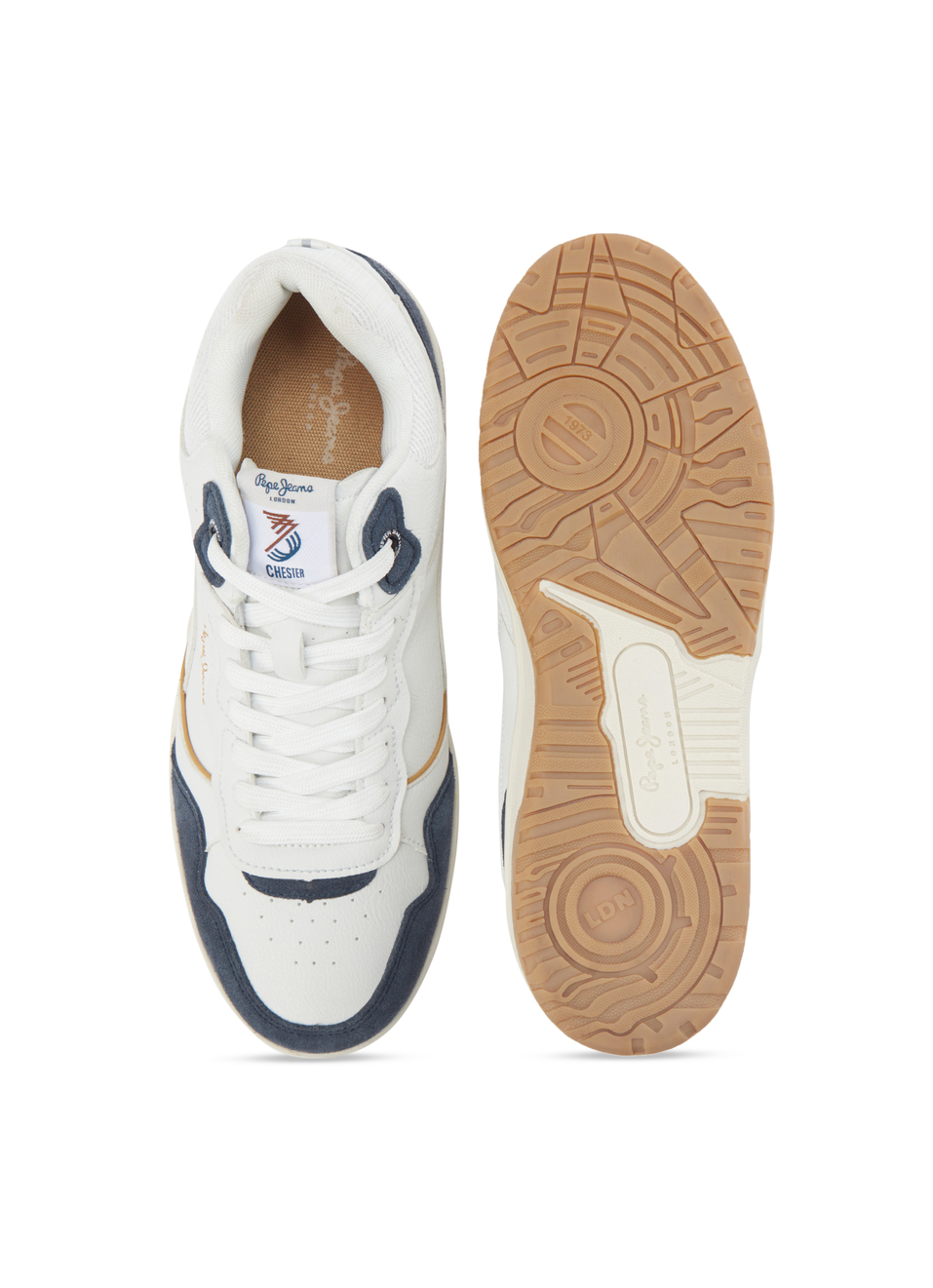White High-cut Anti-skid Cupsole Sneakers, , large image number 4