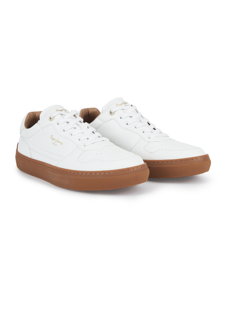 White Retro Anti-skid Cupsole Sneaker, , large image number 2