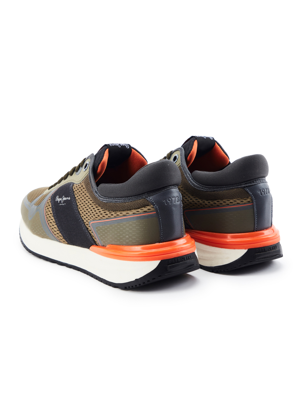 Khaki And Green Anti-skid Fashion Sneakers, , large image number 3