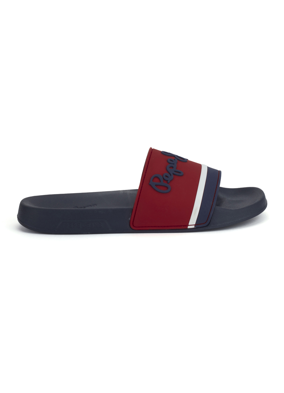 Red Lightweight Graphic Print Beach Slides, , large image number 5