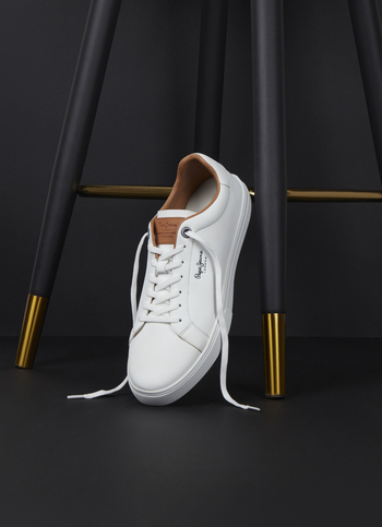 White Cupsole Sneakers