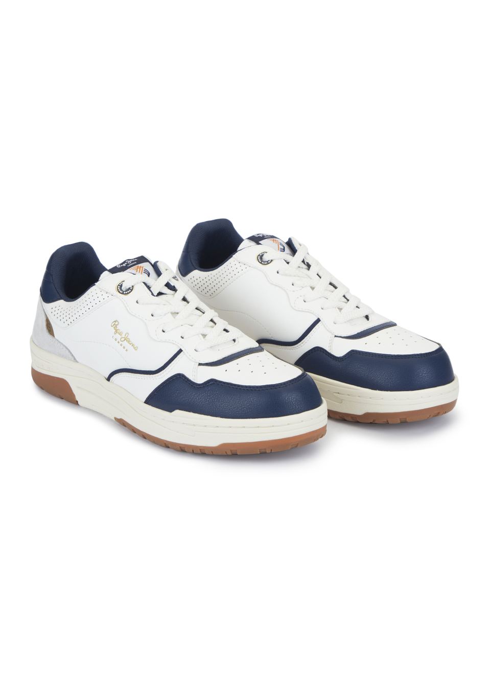 Men Navy Sneakers With Cushioned Insole & Anti Skid Outsole, , large image number 2