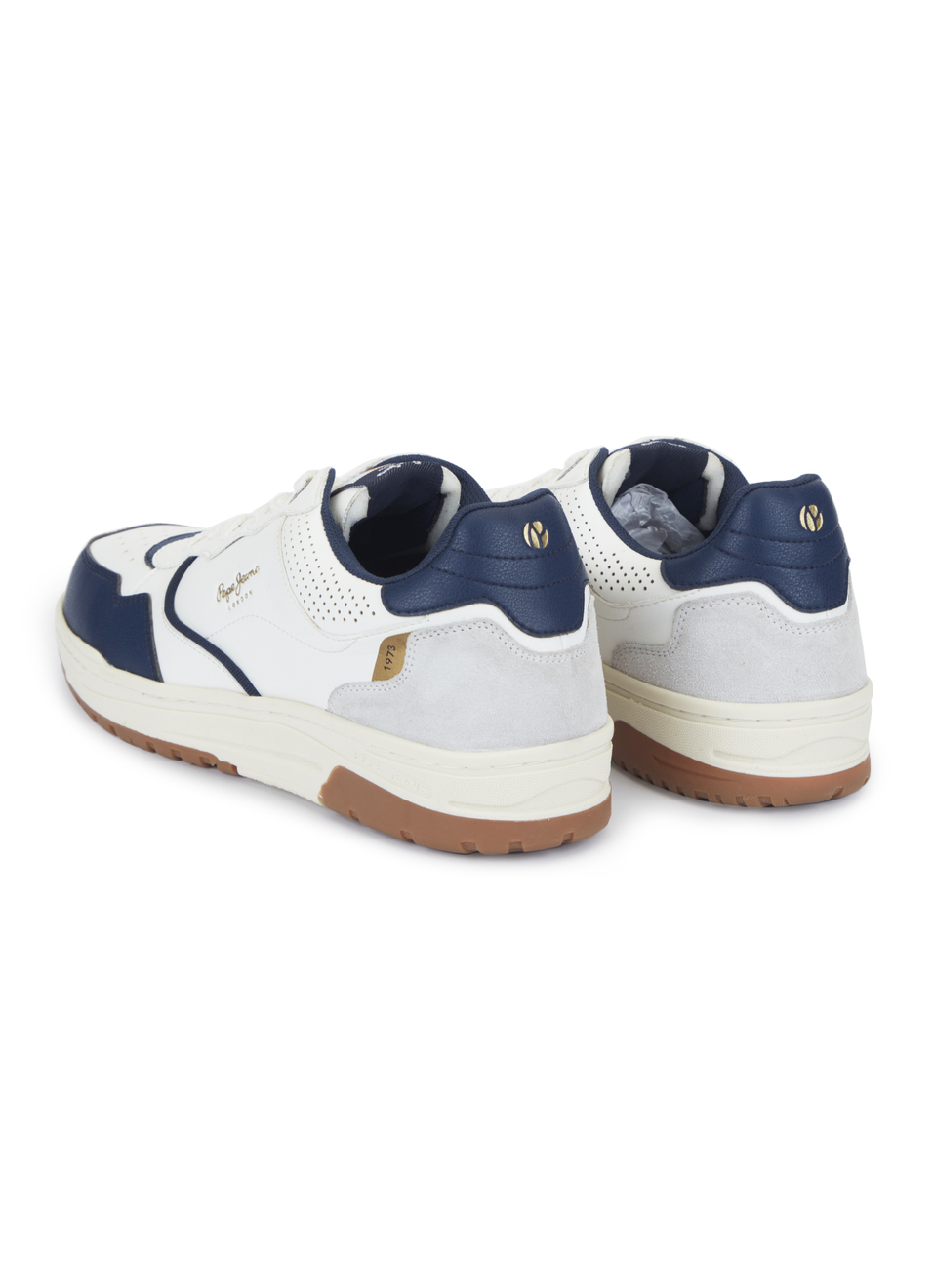 Men Navy Sneakers With Cushioned Insole & Anti Skid Outsole, , large image number 3