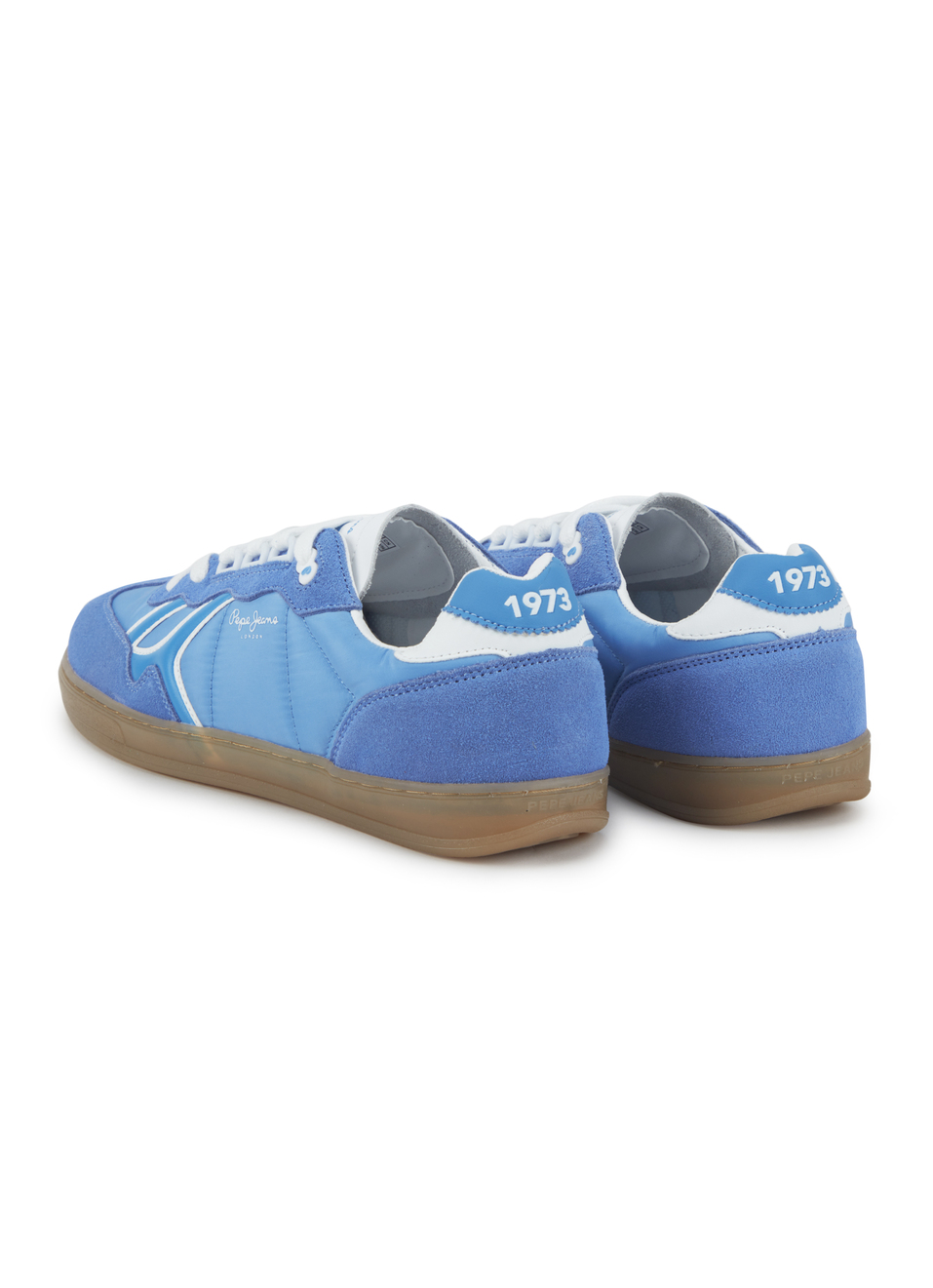 Men Dual-tone Blue Retro Sneakers, , large image number 3