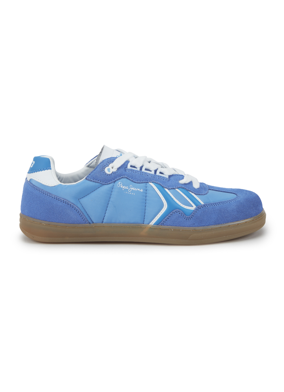 Men Dual-tone Blue Retro Sneakers, , large image number 5