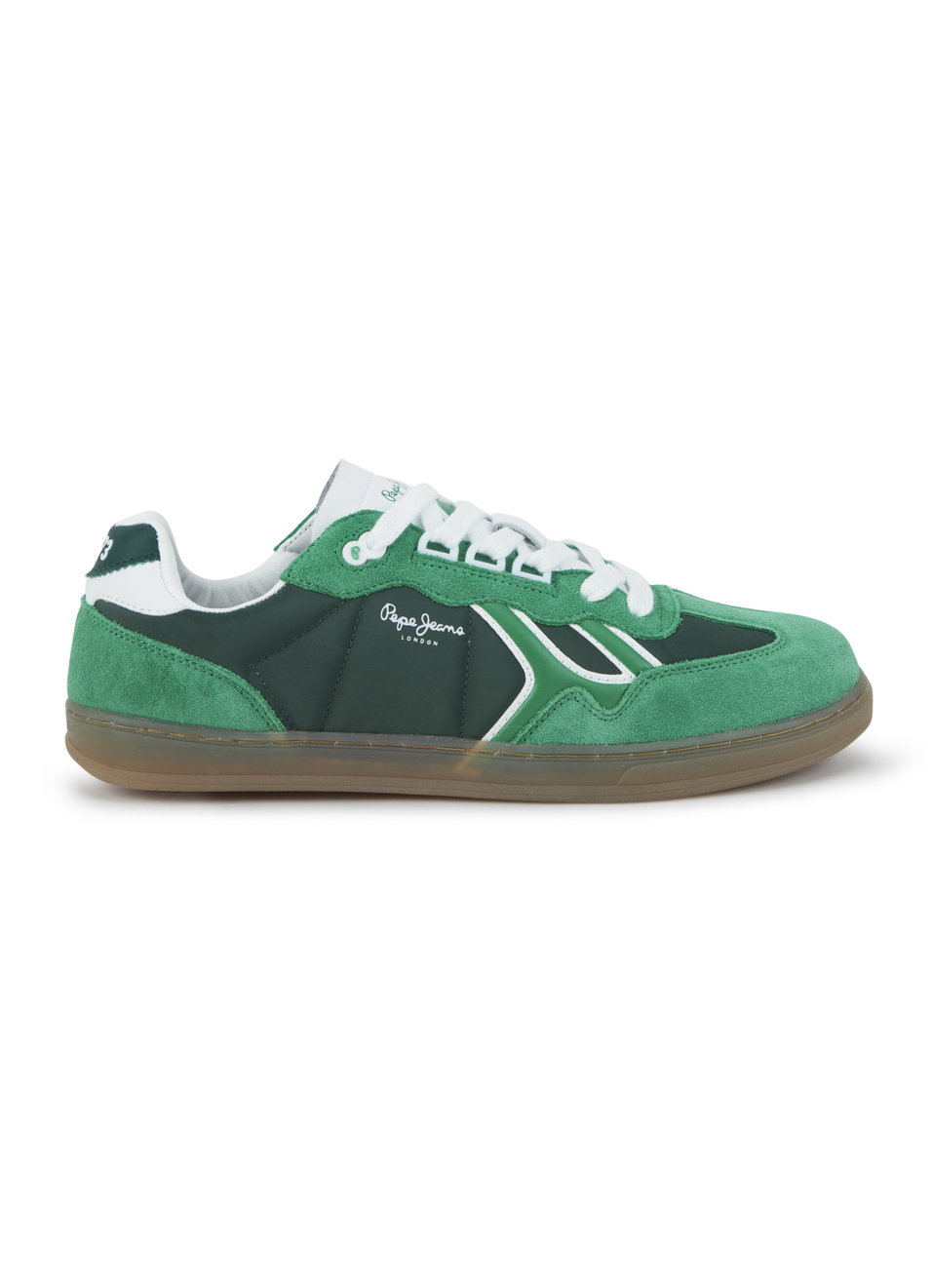 Men Dual-tone Green Retro Sneakers, , large image number 5