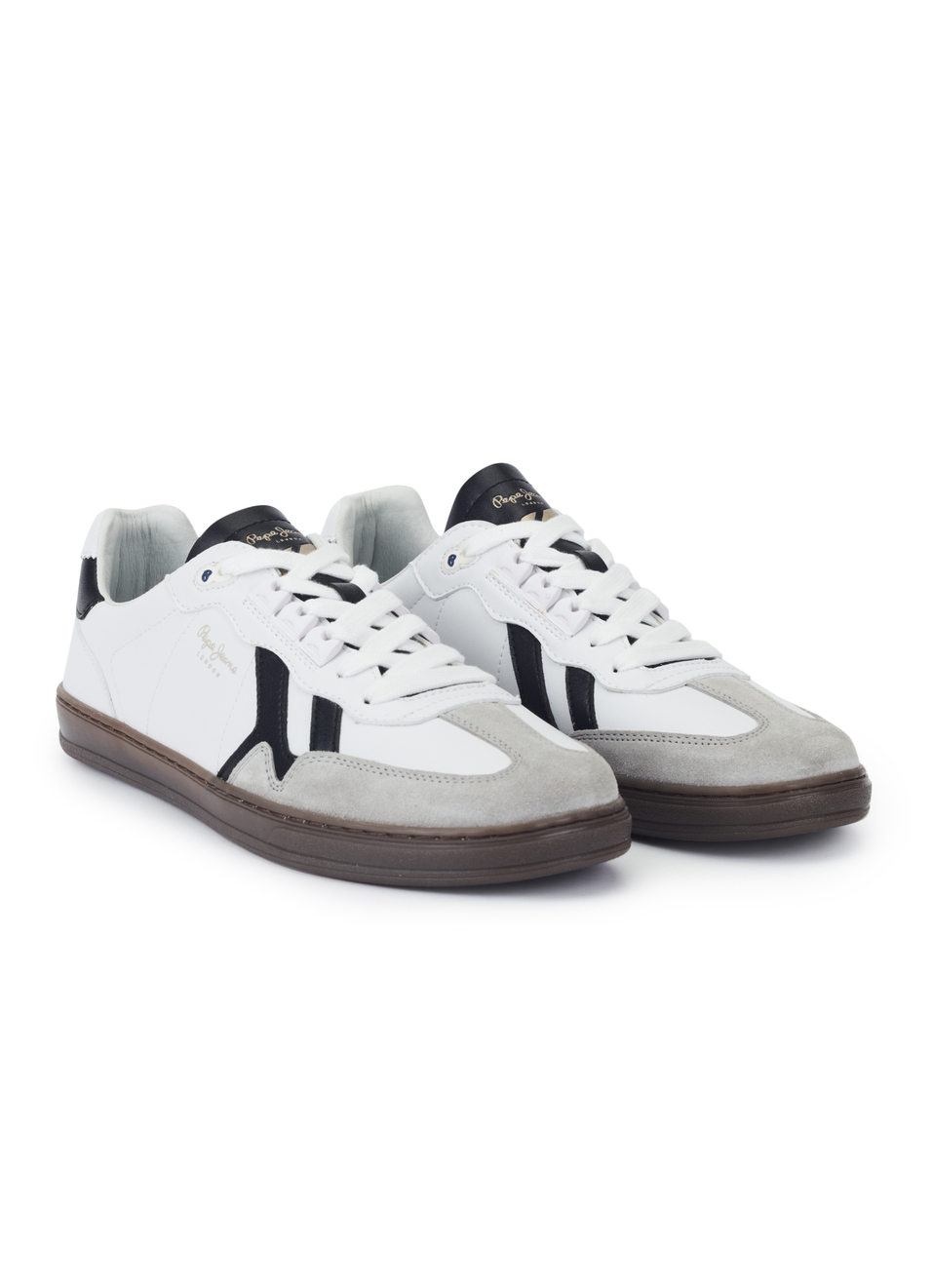 Men White Premium Suede & Recycled Leather Sneakers With Ortholite Insole, , large image number 2