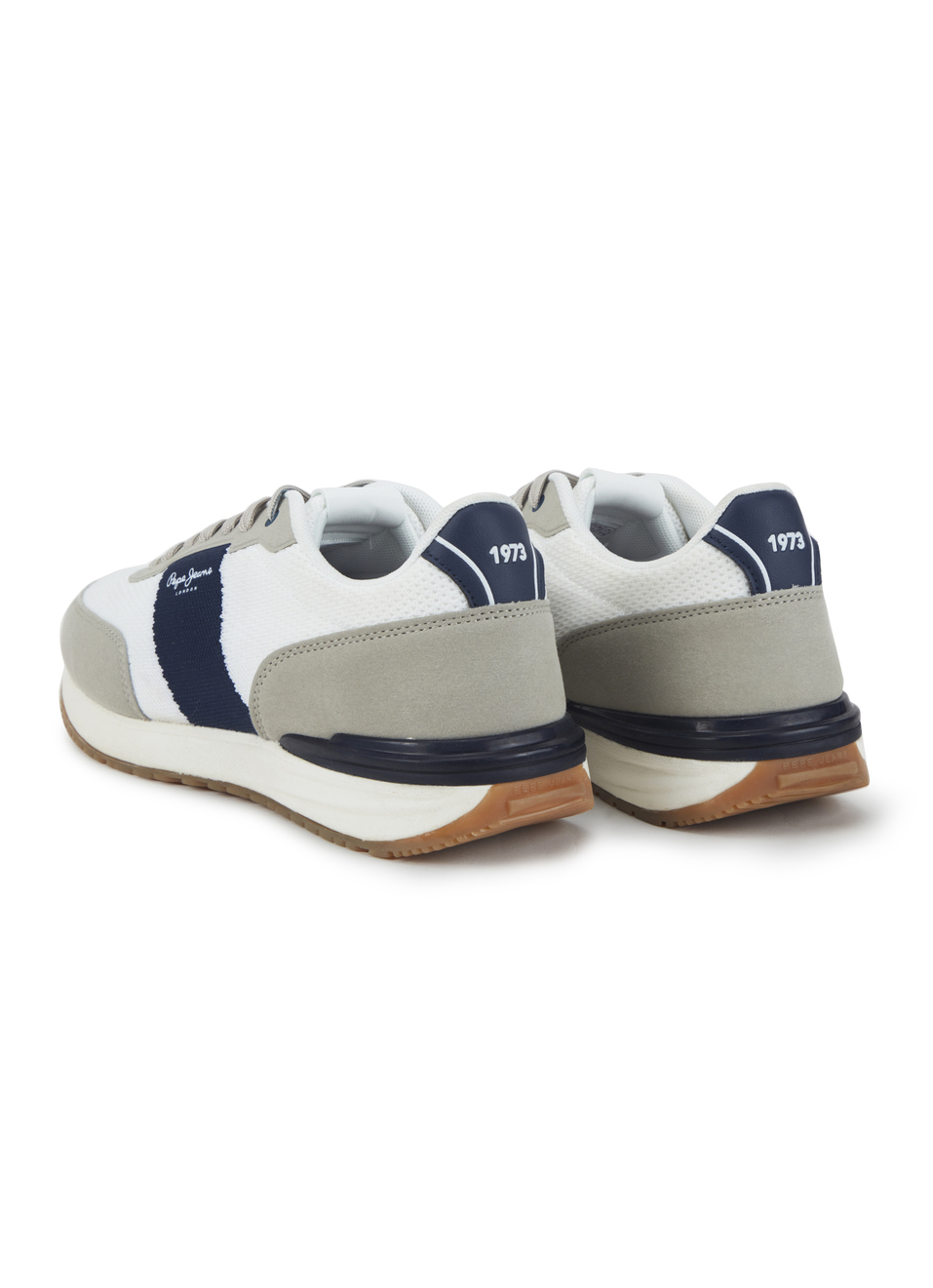 Men White Anti-skid Outsole Sneakers, , large image number 3