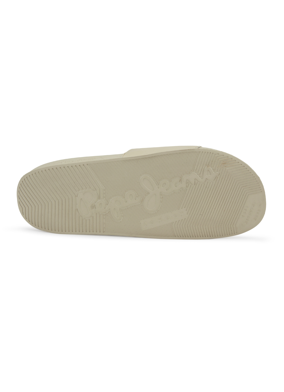 Men Beige Logo Printed Arch Fit With Anti-skid Beach Slides, , large image number 6